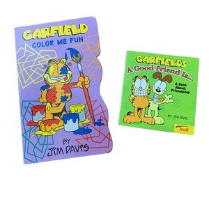 Garfield Books Bundle Kids Reading Vintage